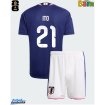 Japan Hiroki Ito #21 Hjemmedraktsett Barn VM 2026 Kortermet (+ Korte bukser)